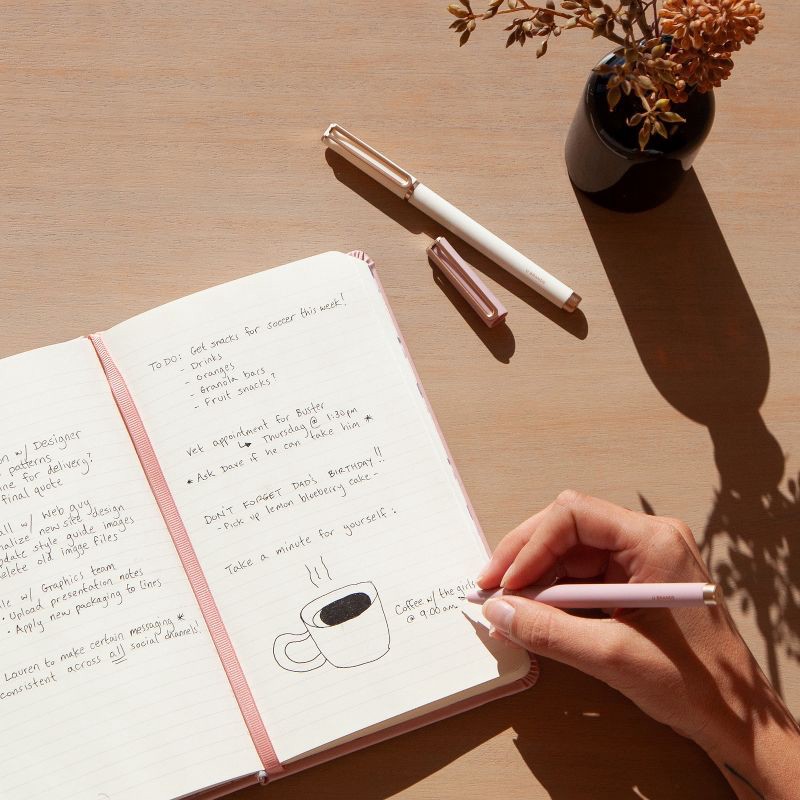 slide 9 of 9, U Brands 3pk Felt Pens Black Ink Soft Touch Catalina Celestial Bohemia Hues: 0.7mm Non-Toxic Felt Tip Pens, Stationery Set, 3 ct