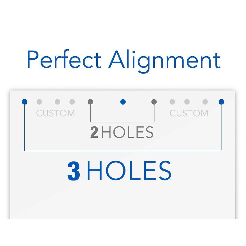 slide 5 of 8, Swingline Precision Pro Punch: Metal 3-Hole Puncher for Binder, Non-Powered Desk Tool, Black, 1 Year Warranty, 1 ct