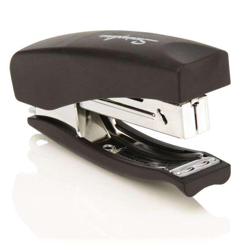 slide 3 of 6, Swingline Soft Grip Stapler Black: Non-Powered Metal Desk Tool for Office & Stationery, 1 Year Warranty, 1 ct