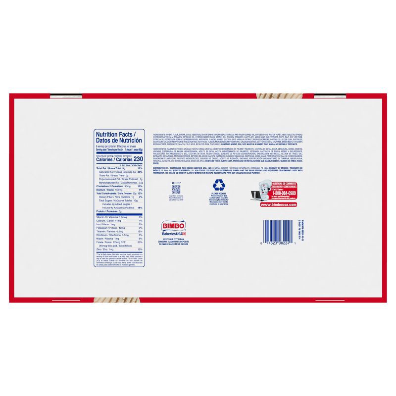 slide 3 of 5, Bimbo Conchas Vanilla Flavored Fine Pastry - 16.96oz/8ct, 16.96 oz, 8 ct