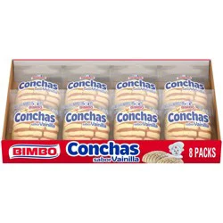Bimbo Conchas Vanilla Flavored Fine Pastry - 16.96oz/8ct