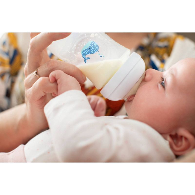 slide 8 of 8, Philips Avent Avent Philips Natural Baby Bottle with Natural Response Nipple - Whales - 9oz/3pk, 3 ct; 9 oz