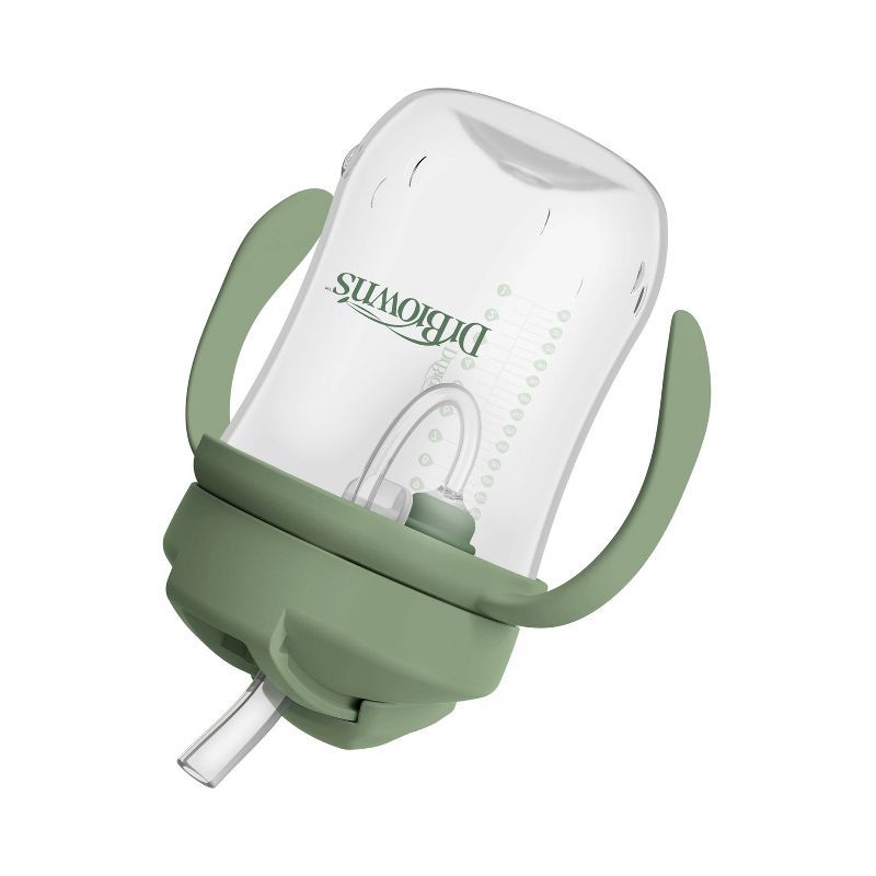 slide 4 of 10, Dr. Brown's Milestones 9 fl oz Baby's First Straw Cup - Sage, 9 fl oz