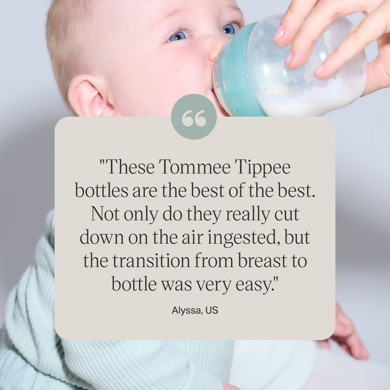 slide 9 of 10, Tommee Tippee Advanced Anti-Colic Baby Bottle Set - 9oz/3pk, 3 ct; 9 oz