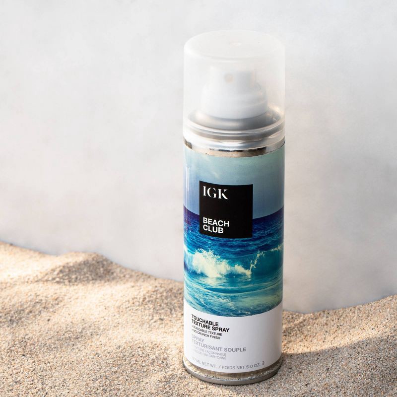 slide 6 of 6, IGK Beach Club Touchable Texturizing Spray - 5oz - Ulta Beauty, 5 oz