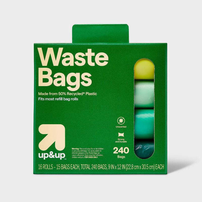 slide 1 of 3, Dog Waste Bag - 240ct - up&up™, 240 ct