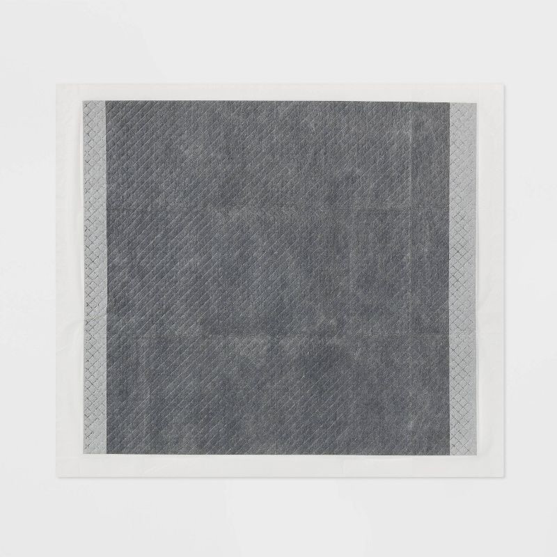 slide 3 of 5, Puppy and Adult Dog Unscented Activated Charcoal Training Pads - L - 50ct - up&up™, 50 ct