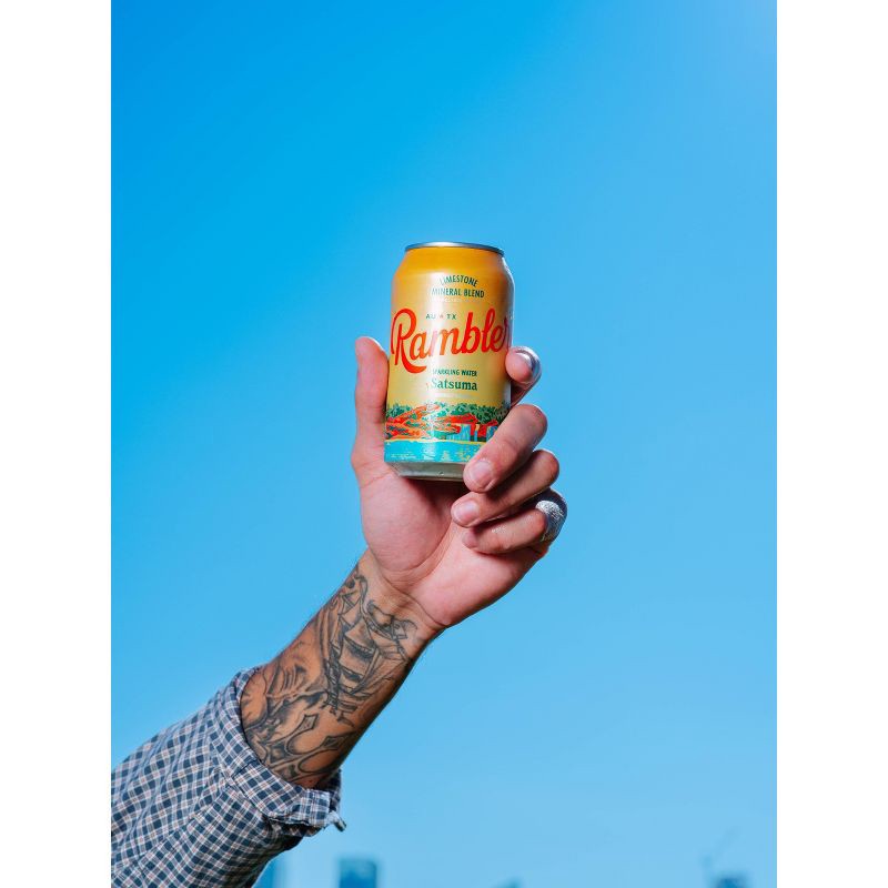 slide 9 of 10, Rambler Sparkling Water Rambler Satsuma Sparkling Water - 8pk/12 fl oz Cans, 8 ct; 12 fl oz