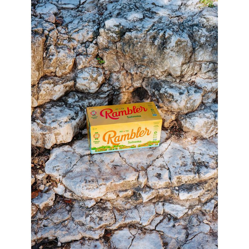 slide 10 of 10, Rambler Sparkling Water Rambler Satsuma Sparkling Water - 8pk/12 fl oz Cans, 8 ct; 12 fl oz