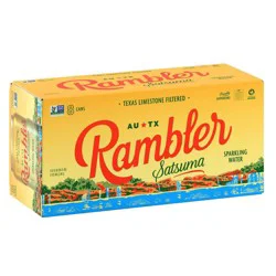Rambler Sparkling Water Rambler Satsuma Sparkling Water - 8pk/12 fl oz Cans