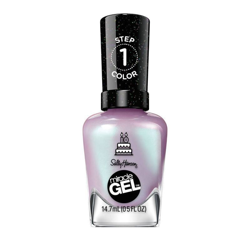 slide 1 of 10, Sally Hansen Miracle Gel Nail Polish - 532 Affairy to Remember - 0.5 fl oz, 0.5 fl oz