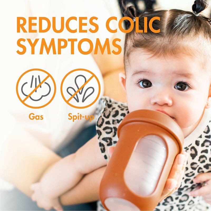 slide 4 of 9, Boon Nursh Silicone Baby Bottles with Collapsible Silicone Pouch - 8 fl oz/3pk - Speckle, 8 fl oz, 3 ct