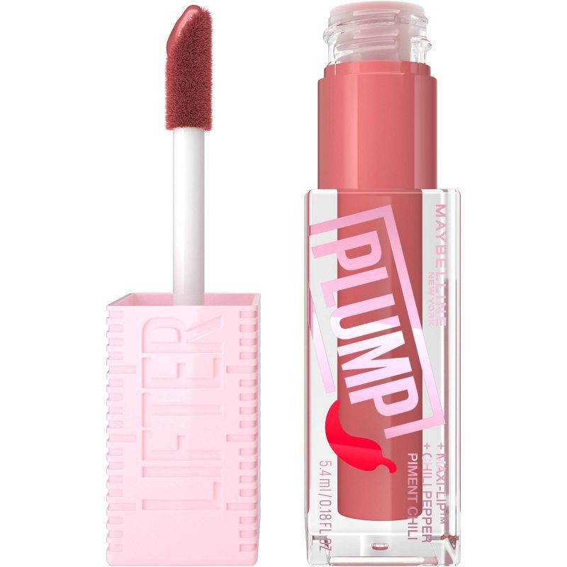 slide 1 of 6, Maybelline Lifter Gloss Lifter Plump Lip Plumper Gloss with Maxi-Lip - 005 Peach Fever - 0.18 fl oz, 0.18 fl oz