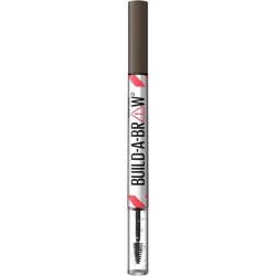 Maybelline Build-A-Brow 2-in-1 Eyebrow Pen & Sealing Waterproof Eyebrow Gel - Black Brown - 0.05 fl oz