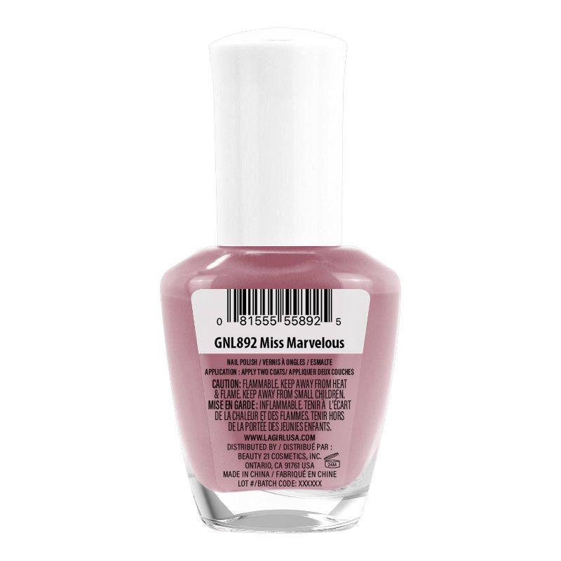 slide 2 of 4, L.A. Girl Color Pop Nail Polish - Miss Marvelous - 0.47 fl oz, 0.47 fl oz