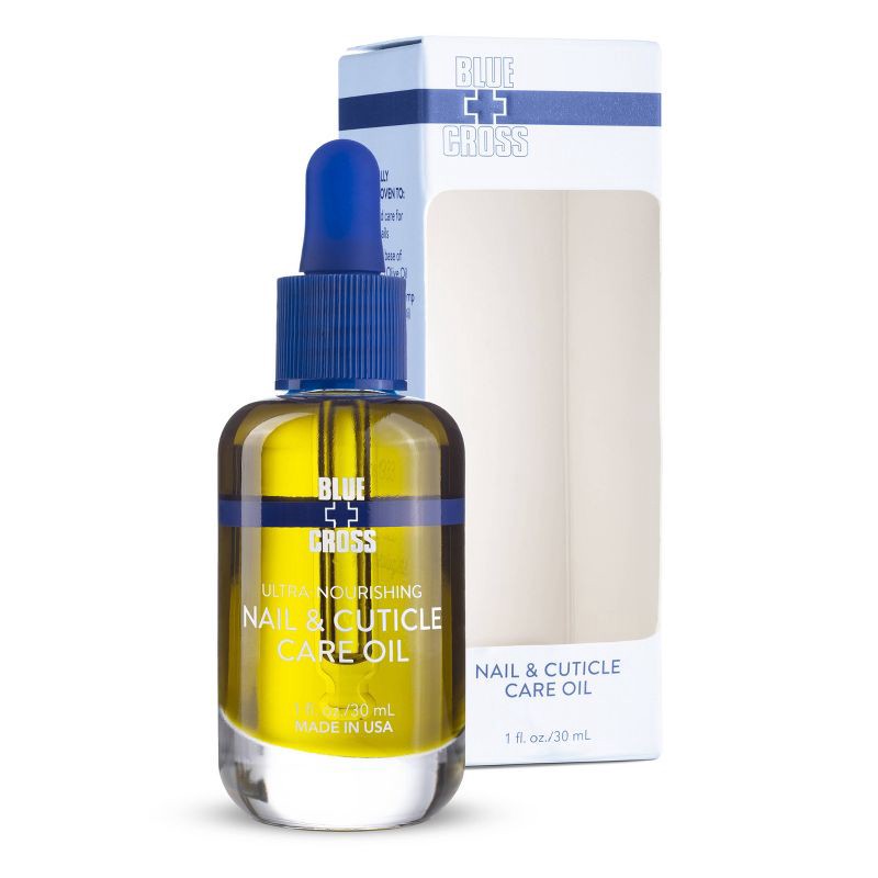 slide 3 of 6, Blue Cross Cuticle Treatment Natural Nail & Cuticle Oil Care - 1oz, 1 oz