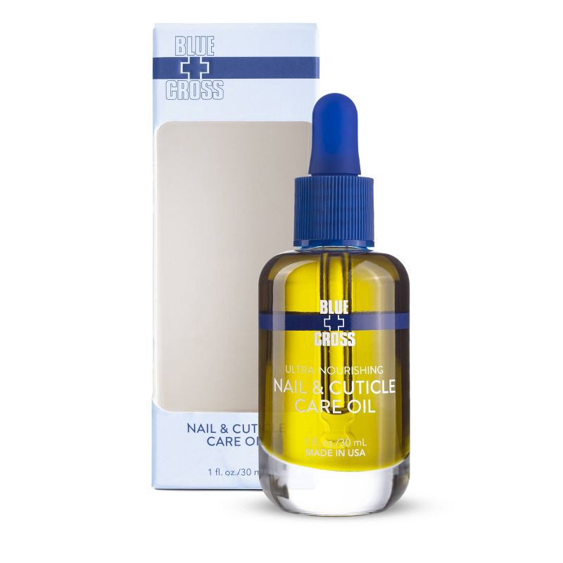 slide 4 of 6, Blue Cross Cuticle Treatment Natural Nail & Cuticle Oil Care - 1oz, 1 oz
