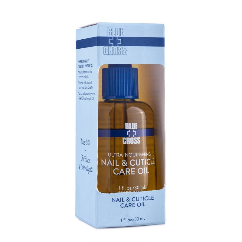 slide 5 of 6, Blue Cross Cuticle Treatment Natural Nail & Cuticle Oil Care - 1oz, 1 oz