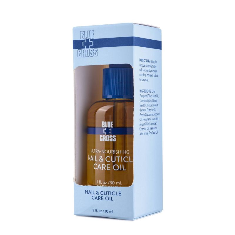 slide 6 of 6, Blue Cross Cuticle Treatment Natural Nail & Cuticle Oil Care - 1oz, 1 oz