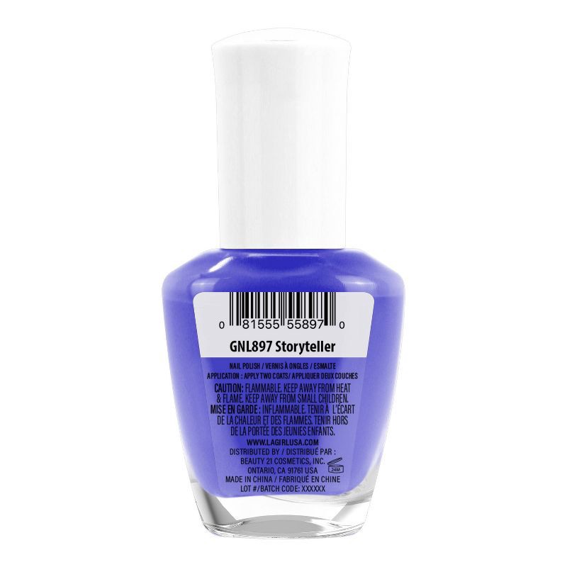 slide 2 of 4, L.A. Girl Color Pop Nail Polish - Storyteller - 0.47 fl oz, 0.47 fl oz