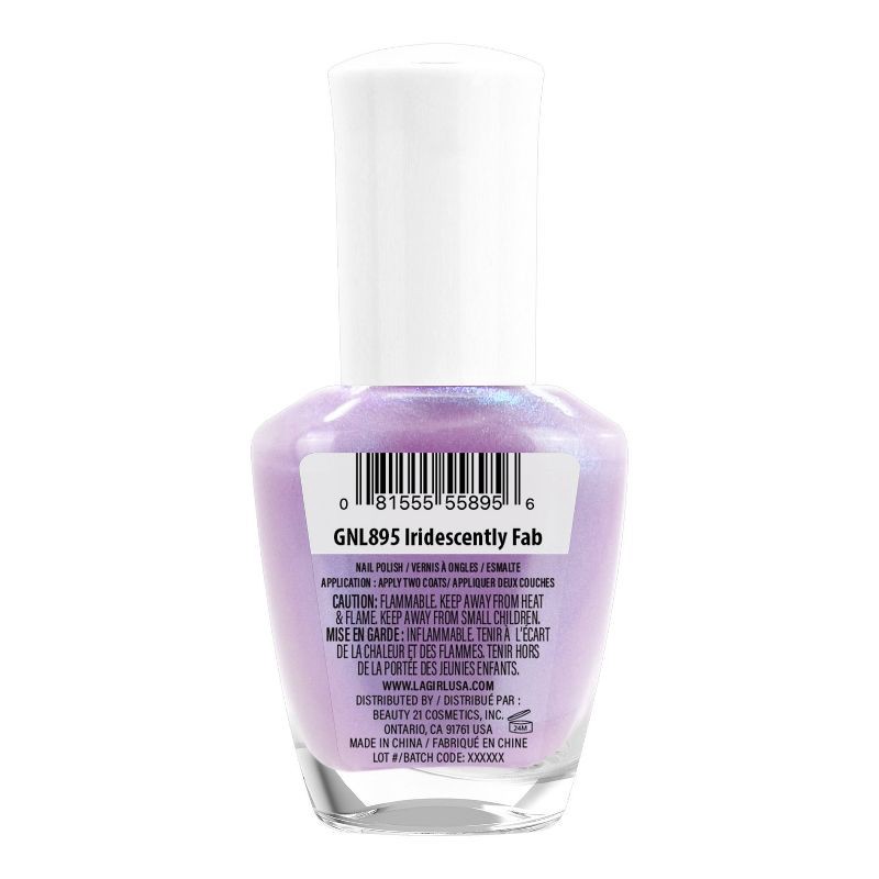 slide 2 of 4, L.A. Girl Color Pop Nail Polish - Iridescently Fab - 0.47 fl oz, 0.47 fl oz
