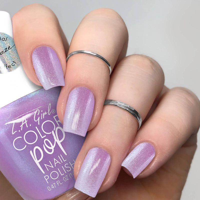 slide 4 of 4, L.A. Girl Color Pop Nail Polish - Iridescently Fab - 0.47 fl oz, 0.47 fl oz