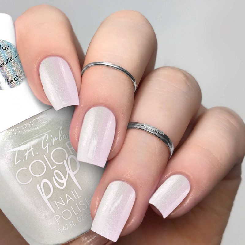 slide 4 of 4, L.A. Girl Color Pop Nail Polish - Flirt Alert - 0.47 fl oz, 0.47 fl oz
