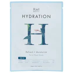 Rael Refresh + Moisturize Hydration Facial Sheet Masks 1 ea