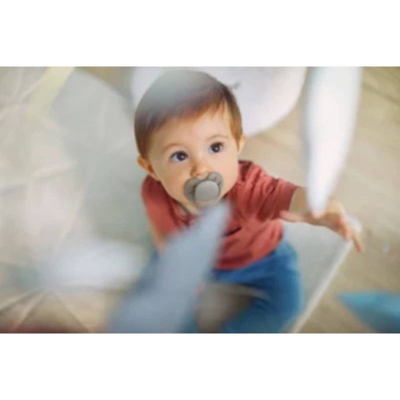 slide 4 of 5, Philips Avent Avent Philips Ultra Soft Pacifier 6-18 Months - Beige/Dawn, Blue/Gray - 2pk, 2 ct
