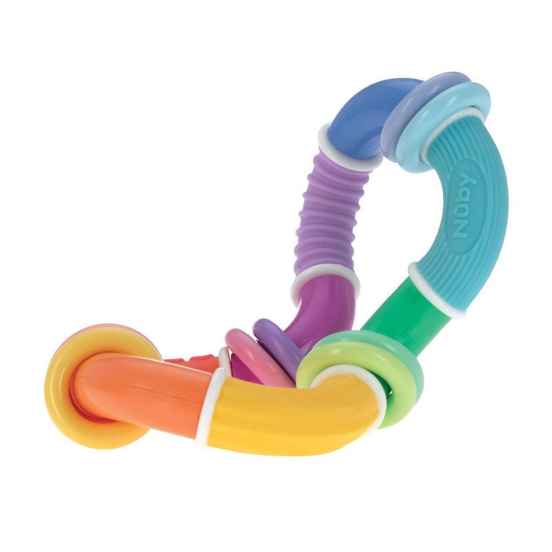 slide 2 of 5, Nuby Twisty Toy Teether, 1 ct