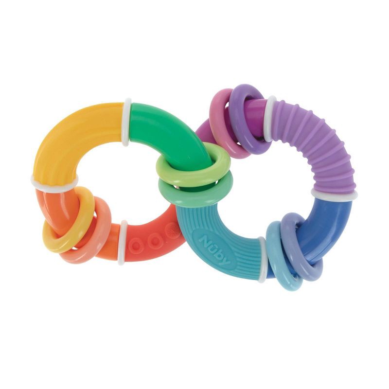 slide 4 of 5, Nuby Twisty Toy Teether, 1 ct