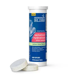 Mommy's Bliss Lactation Hydration Drink Tablets - Lemon Lime - 10ct