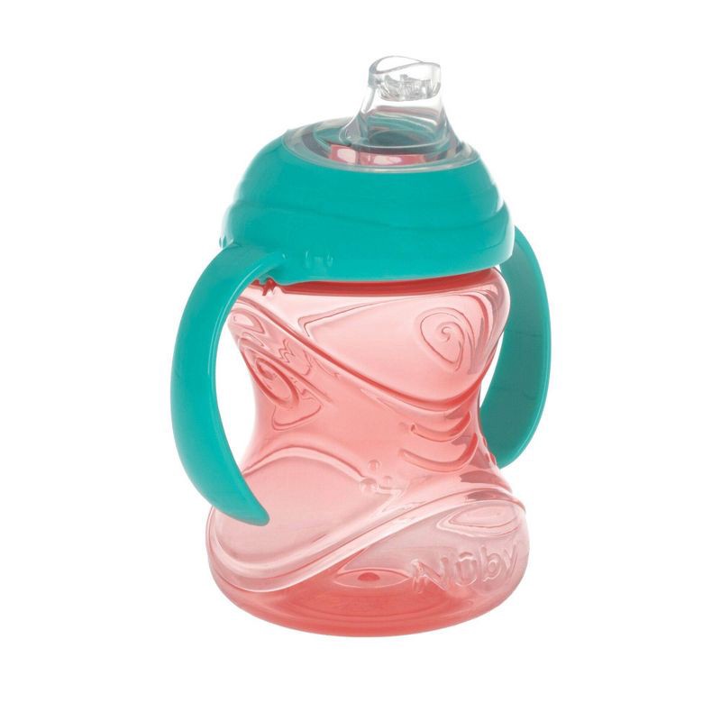 slide 3 of 5, Nuby 10oz Clik-It-Handle Cup - 2pk, 2 ct; 10 oz