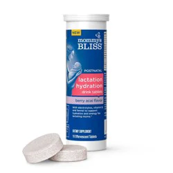 Mommy's Bliss Lactation Hydration Drink Tablets - Berry Acai - 10ct