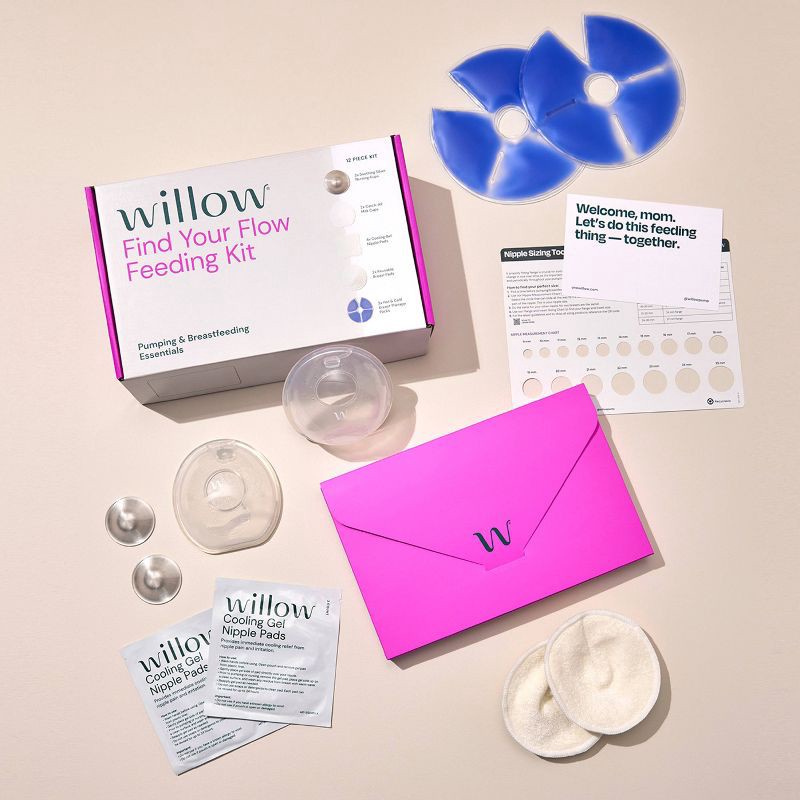 slide 10 of 11, WILLOW Find Your Flow Feeding Kit - 13ct, 13 ct
