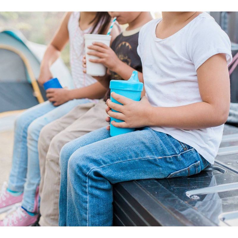 slide 2 of 3, Re-Play 10 fl oz Spill Proof Portable Cup - Pool Blue, 10 fl oz
