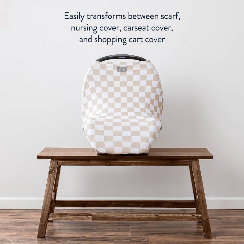 slide 3 of 6, Itzy Ritzy Mom Boss 4-in-1 Nursing Cover - Tan, 1 ct