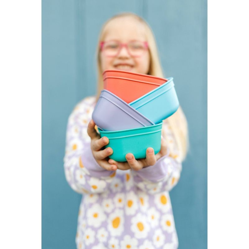 slide 3 of 3, Re-Play 12oz Square Dining Bowl - Pool Blue, 12 oz