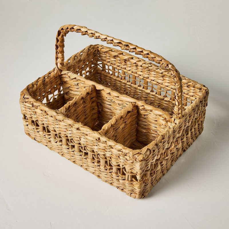 slide 2 of 4, Hearth & Hand with Magnolia Natural Woven Utensil Caddy - Hearth & Hand™ with Magnolia, 1 ct