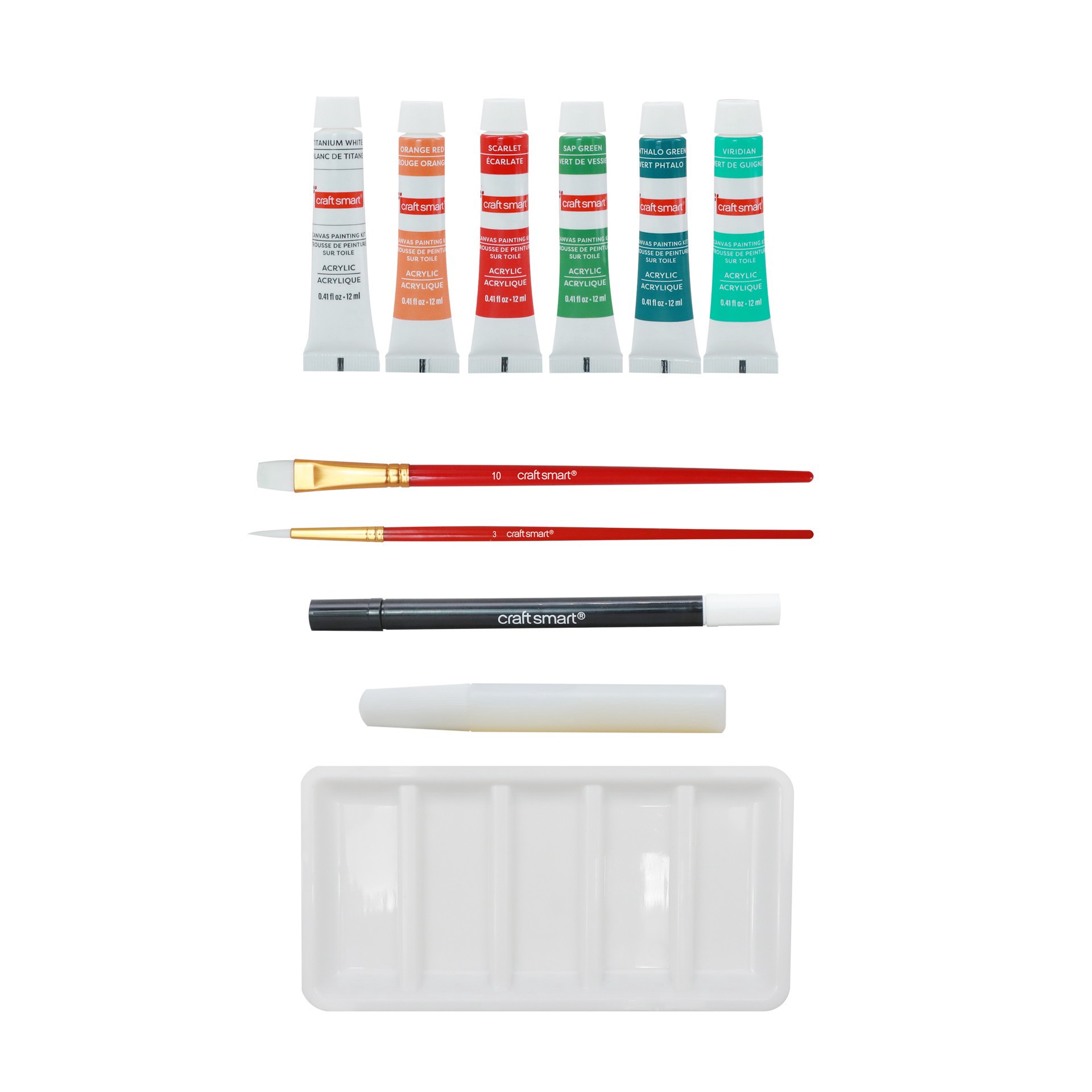 slide 5 of 5, 8" X 10" Koi Fish Canvas Painting Kit By Craft Smart, 8 in x 10 in