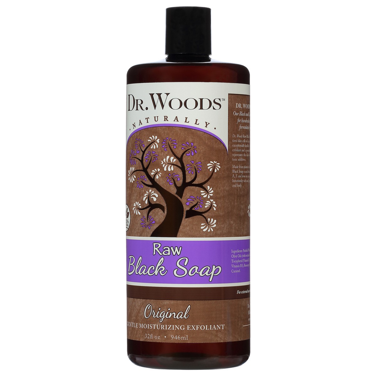 slide 3 of 11, Dr. Woods Raw Original Black Soap 32 oz, 32 oz