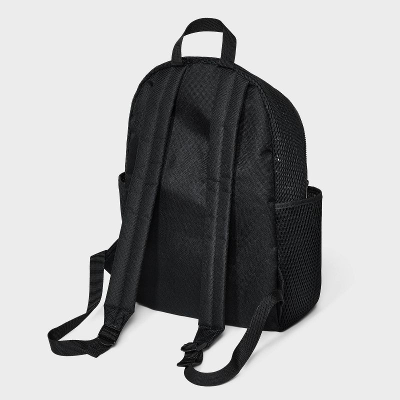 slide 3 of 5, 17.5" Mesh Backpack - Shade & Shore™ Black, 1 ct