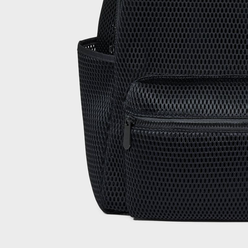 slide 5 of 5, 17.5" Mesh Backpack - Shade & Shore™ Black, 1 ct