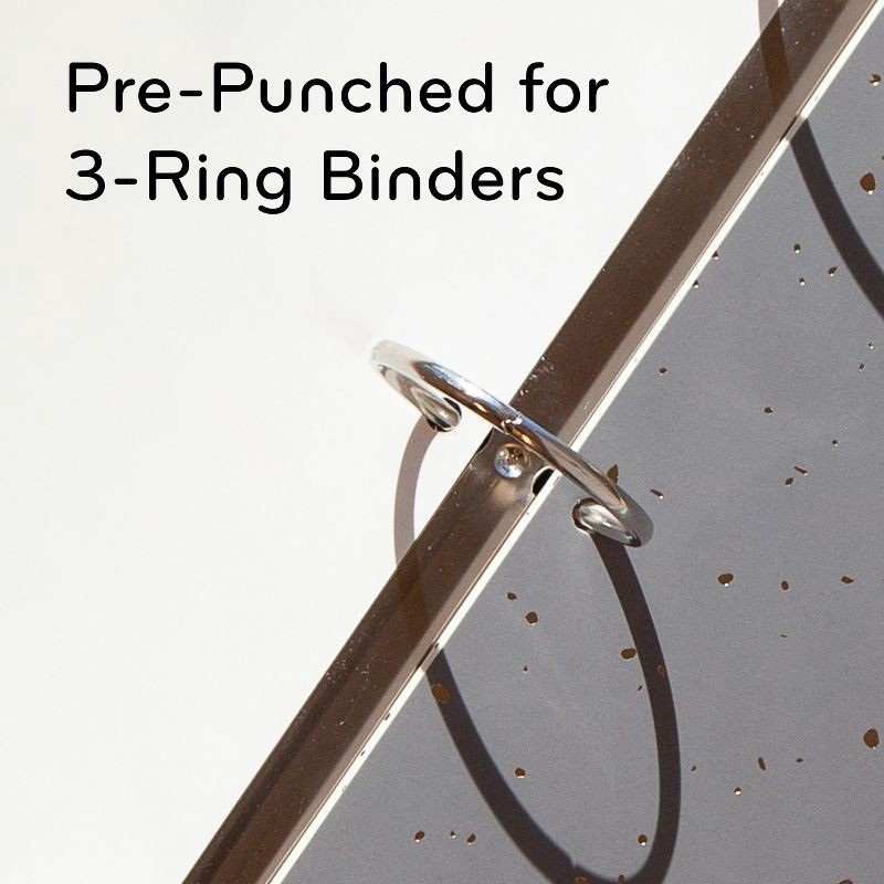 slide 6 of 9, U Brands 5 Tab Paper Dividers Sophisticated Speckle: File Organizer, Office Supplies, U Brands Binder Dividers, 1 ct