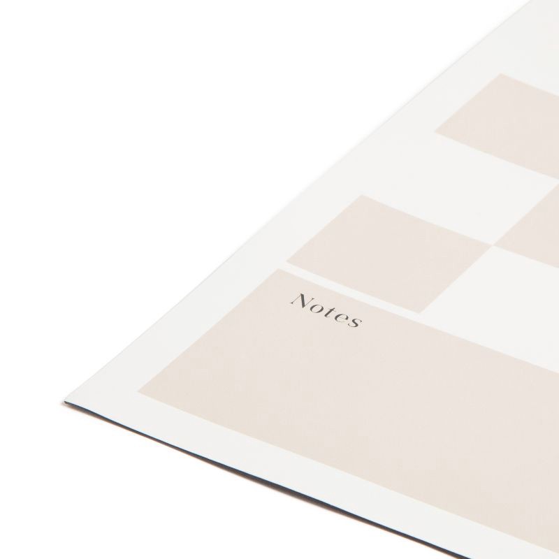 slide 6 of 9, U Brands Vinyl Magnetic Calendar Planner Value Pack for Fridge Checkerboard: Wall Calendar & Office Presentation Board, 1 ct