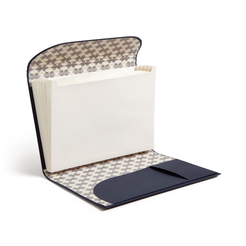 slide 1 of 8, U Brands 7 Pockets Book Cloth Document Holder Mid Century Geo, 1 ct