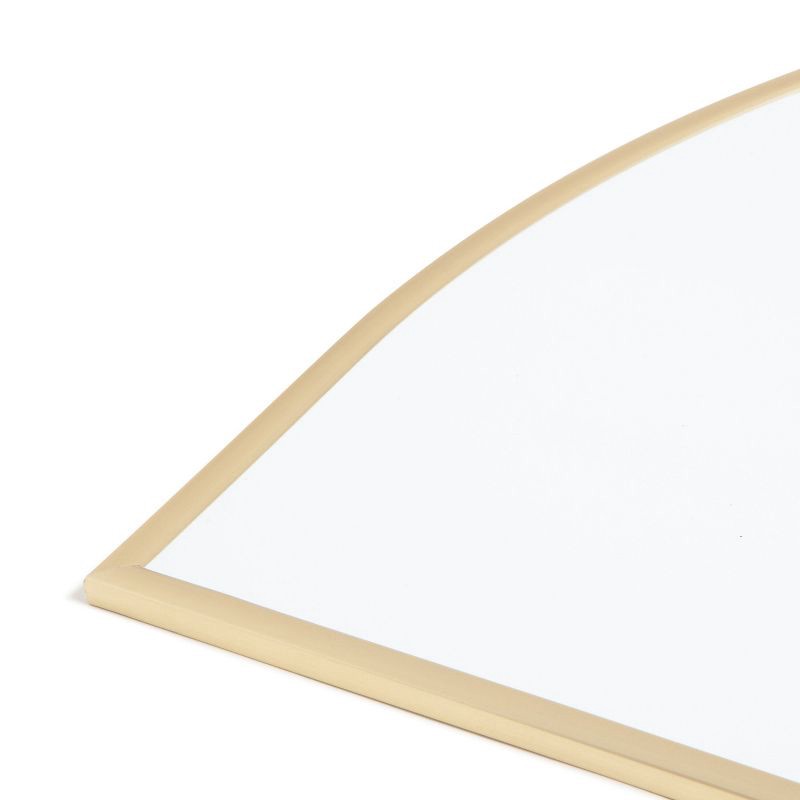 slide 7 of 10, U Brands 15"x23" Metal Frame Arch Dry Erase Board Gold: Magnetic Whiteboard, Wall Mount, Includes Hardware, 1 ct