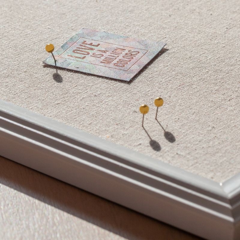 slide 9 of 9, U Brands 100ct Gold Map Push Pins: Thumb Tacks for Wall, Plastic, Clips & Fasteners, Art & Stationery, 0.87" Height, 100 ct