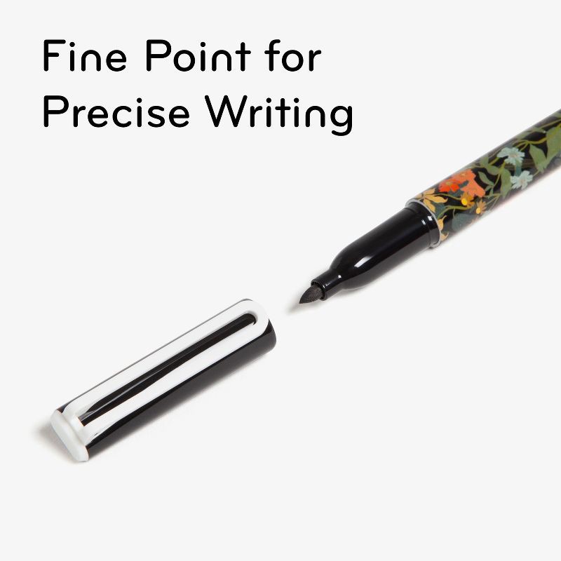 slide 4 of 8, U Brands 4ct Fine Point Fashion Dry Erase Markers Botanical Studies: Desk Accessories for Teachers & Dry Erase Board, 4 ct