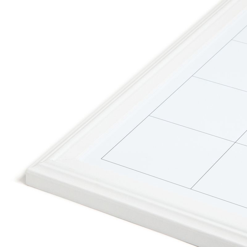 slide 4 of 7, U Brands 17"x23" Thin Décor Frame Dry Erase Calendar White, 1 ct